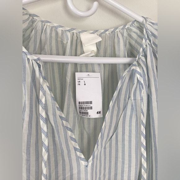 NWT H&M tiered striped dress - Picture 2 of 2